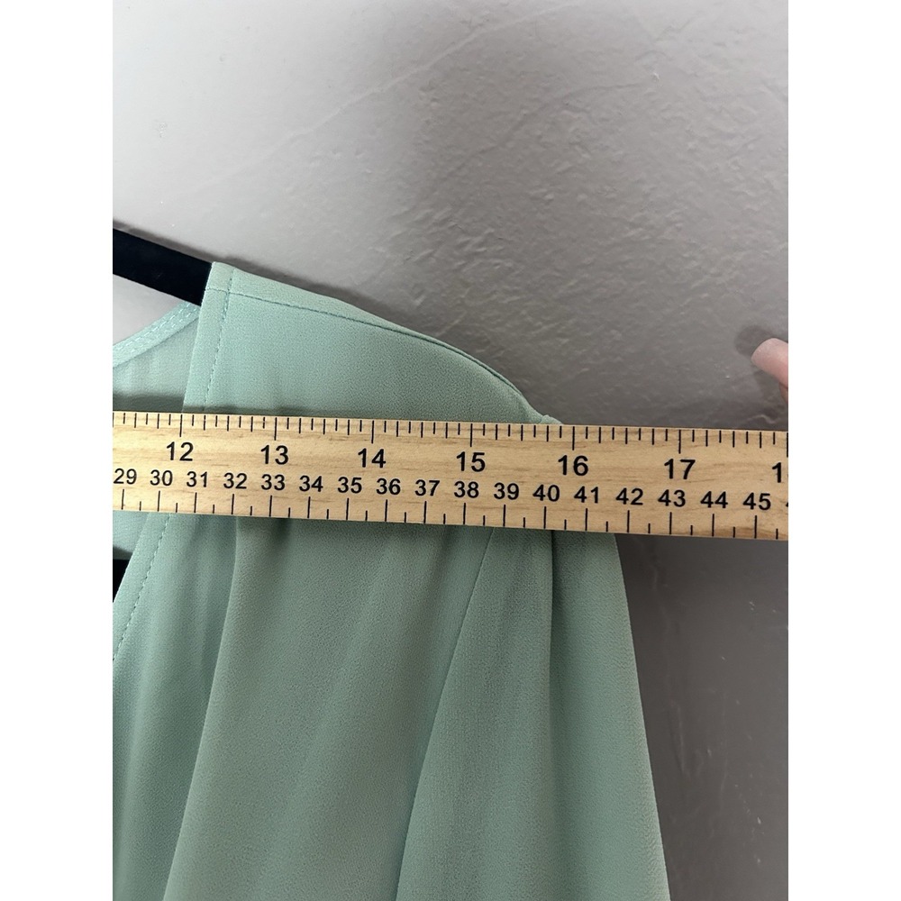 Women's Balticborn Mint Green Long Maxi Gown Size V Neckline Size L Bridesmaid - Picture 11 of 11